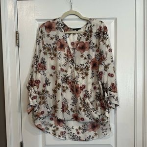Stitch Fix West Kei Floral Blouse Size XXL